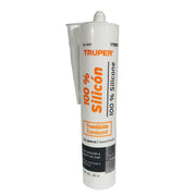 Truper silicone sealant cartridge on a white background
