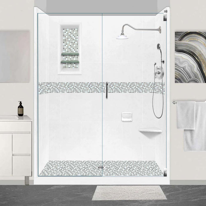 Alcove Shower Mosaic Collection  / Stone &amp; Marble Kits
