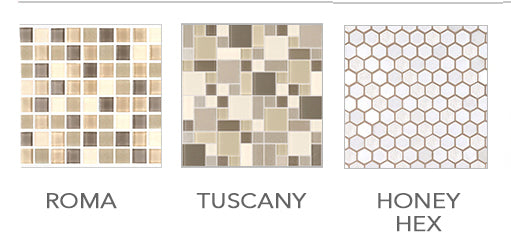 Optional 6 Inch Liner to Match The Mosaic of Shower Pan ( only available with shower order)