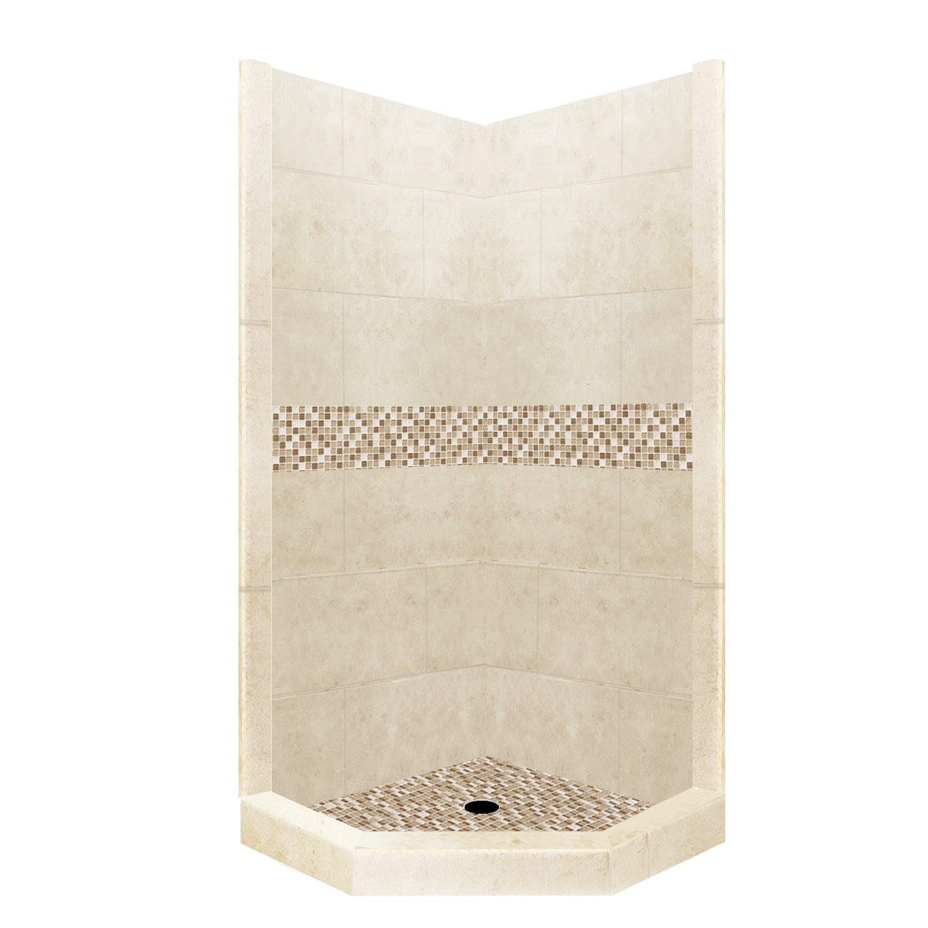 Custom Showers Your Way (Includes: Neo Corner Pan, Walls, Thresholds, and Optional Glass)