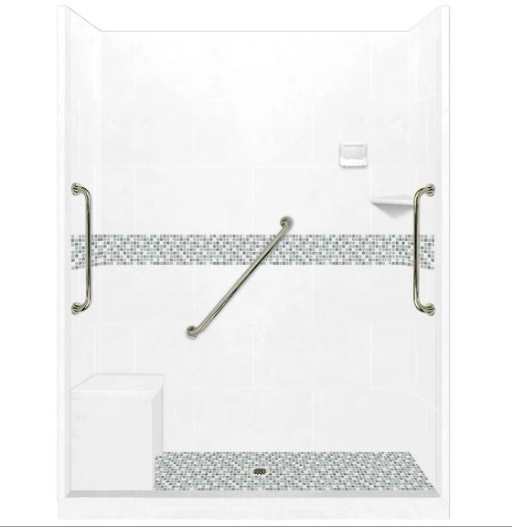 Custom Showers Your Way (Includes: Alcove Pan, Walls, Thresholds, and Optional Glass)