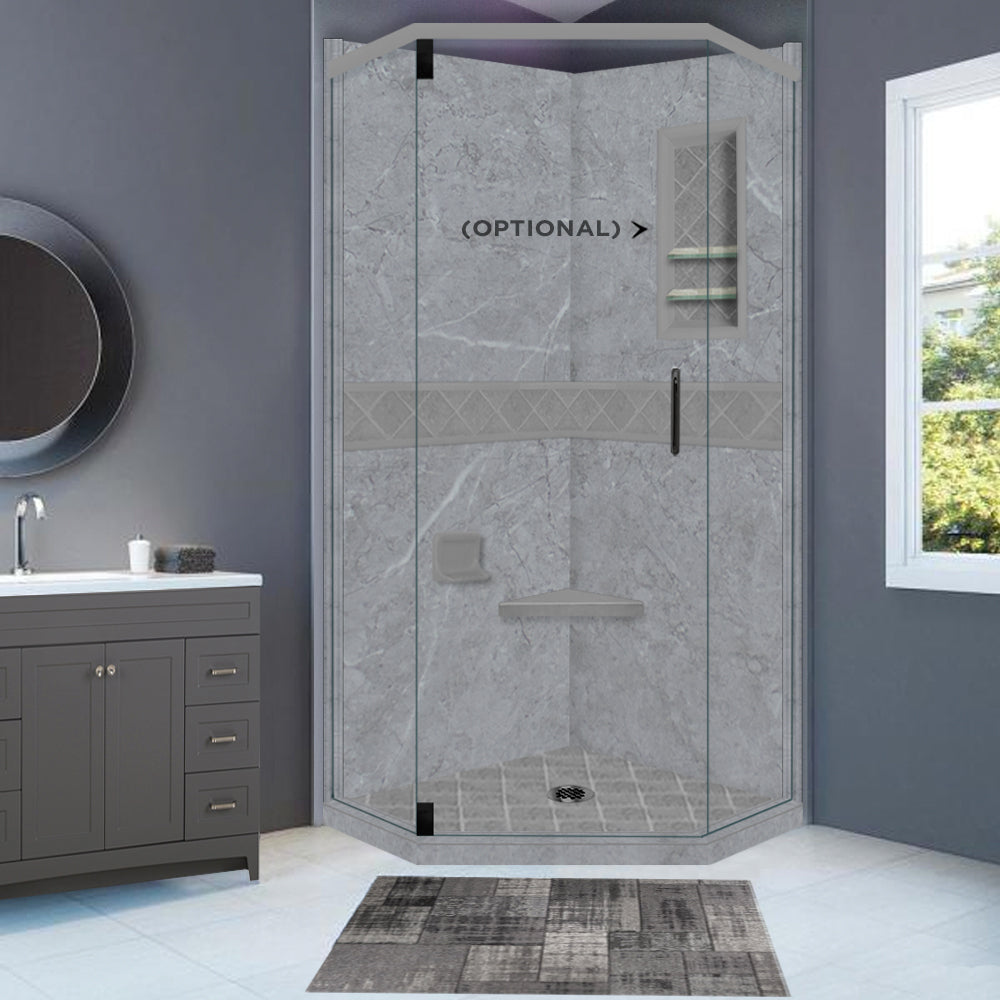 Grio Marble Diamond Neo Shower Enclosure Kit