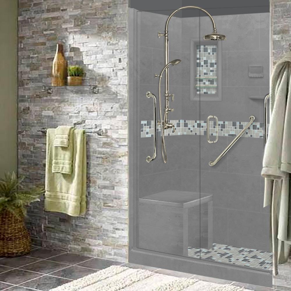Custom Showers Your Way (Includes: Alcove Pan, Walls, Thresholds, and Optional Glass)
