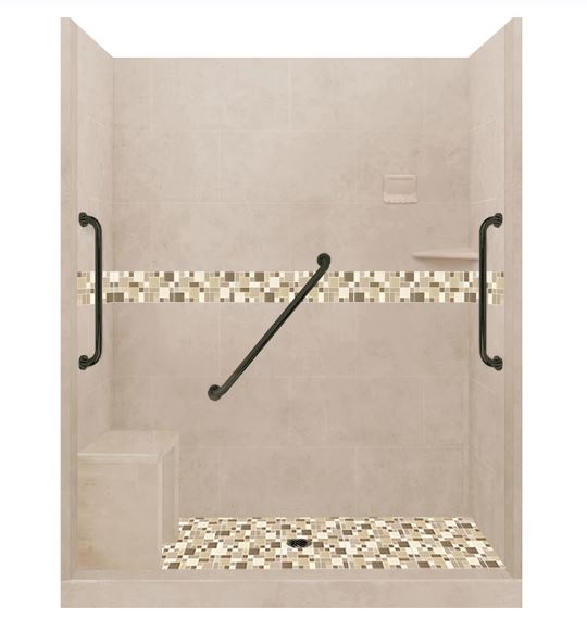 Custom Showers Your Way (Includes: Alcove Pan, Walls, Thresholds, and Optional Glass)