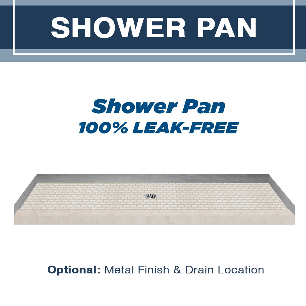 Freedom Rafe Marble Classic Alcove Shower Enclosure Kit