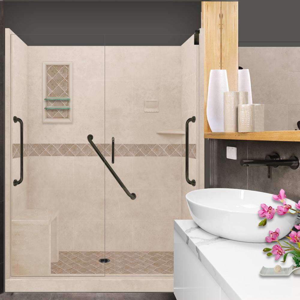Custom Showers Your Way (Includes: Alcove Pan, Walls, Thresholds, and Optional Glass)