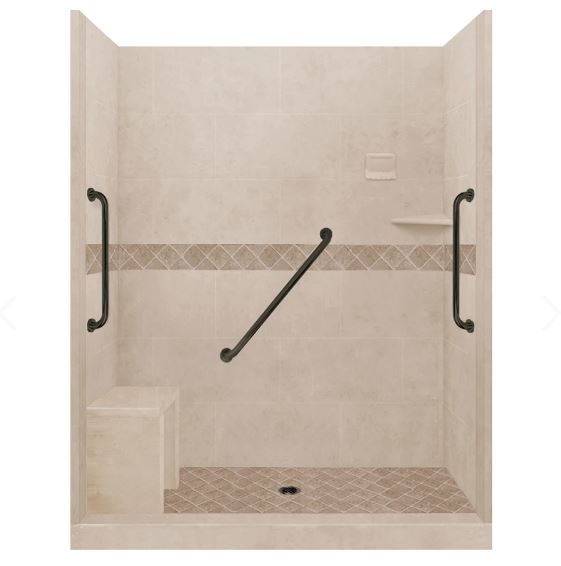 Custom Showers Your Way (Includes: Alcove Pan, Walls, Thresholds, and Optional Glass)