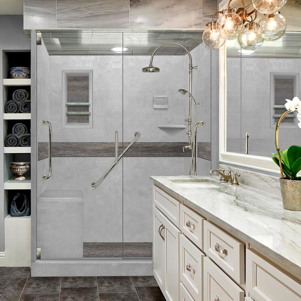 Custom Showers Your Way (Includes: Alcove Pan, Walls, Thresholds, and Optional Glass)