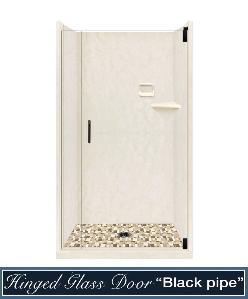 Rafe Marble Tuscany Mosaic Alcove Shower Kit