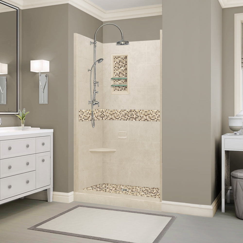 Custom Showers Your Way (Includes: Alcove Pan, Walls, Thresholds, and Optional Glass)