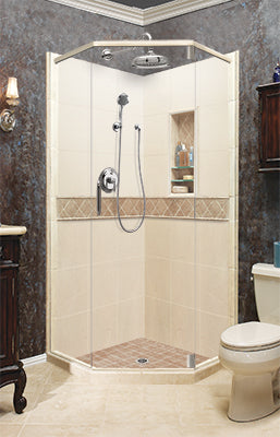 Custom Showers Your Way (Includes: Neo Corner Pan, Walls, Thresholds, and Optional Glass)