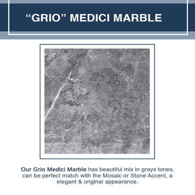 Grio Marble Pebble Neo Shower Enclosure Kit