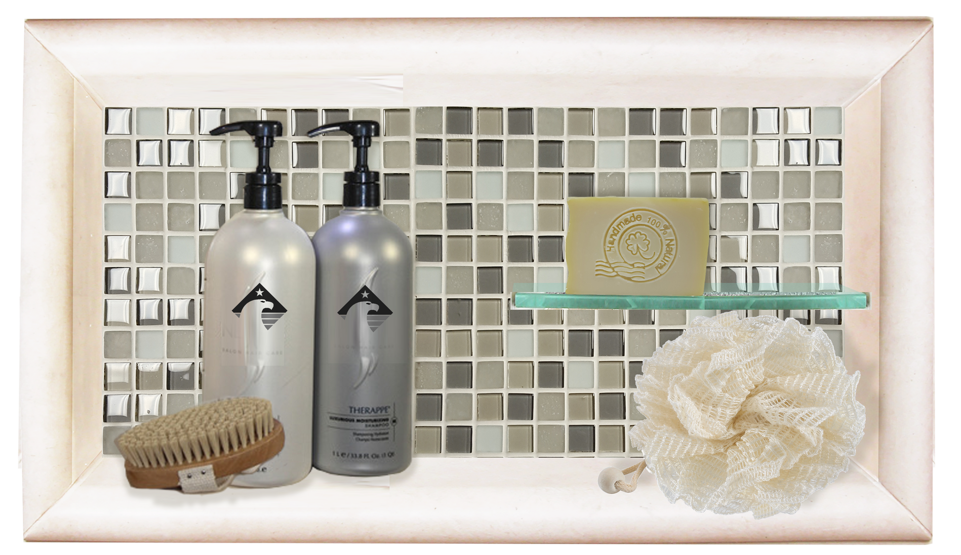 Add On Horizontal Shampoo Shelf  Add On - American Bath Factory