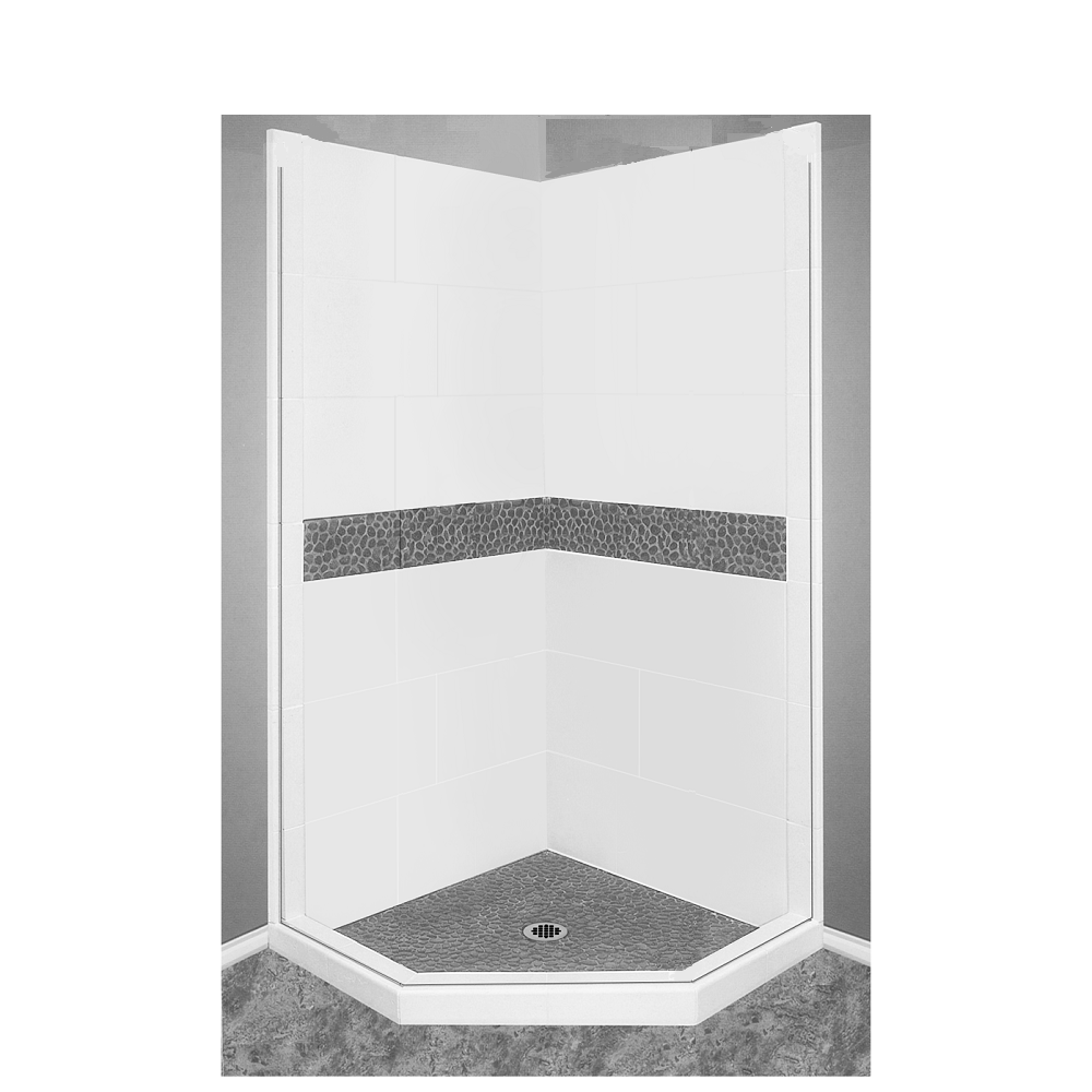 Custom Showers Your Way (Includes: Neo Corner Pan, Walls, Thresholds, and Optional Glass)