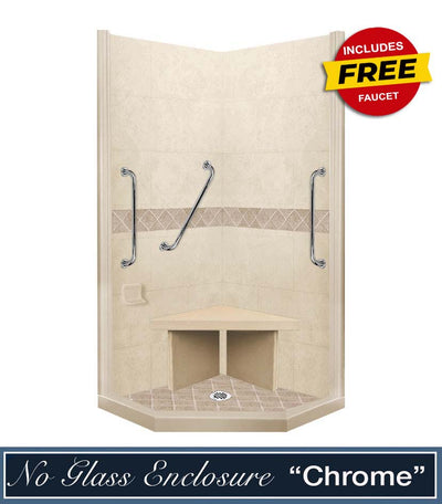 SPECIAL-Freedom Diamond Desert Sand Neo Shower Kit (FREE F92SH FAUCET)