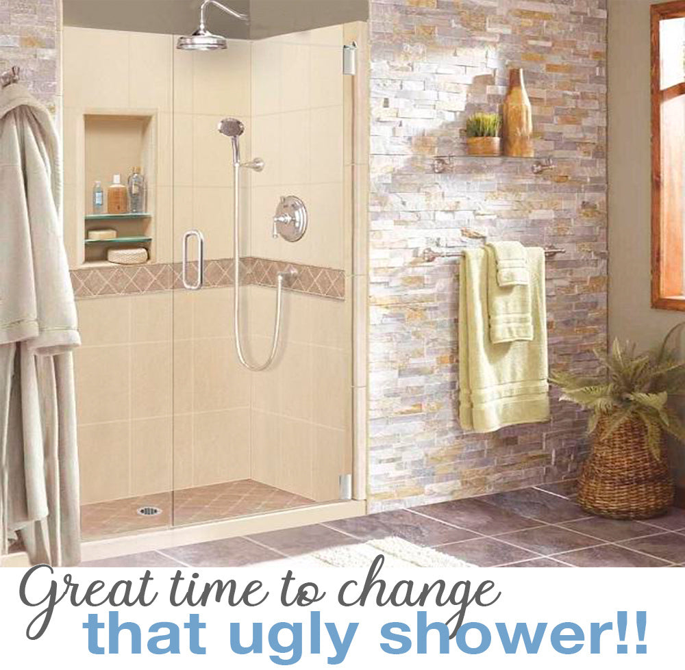 H Seal - 180 Degrees for Alcove and Corner Shower – American