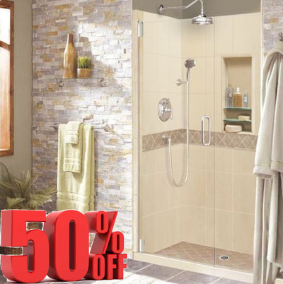 SPECIAL- Diamond, Alcove, Desert Sand, Sistine Stone Shower Kit (FREE - Shampoo Niche)