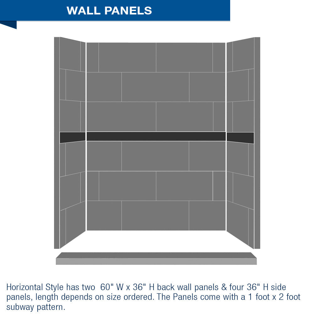 Diamond Desert Sand 60" Alcove Shower Kit  testing shower - American Bath Factory