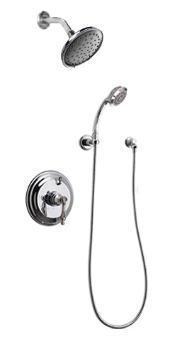 F92H-SW In Wall Pressure Balanced Shower System with Hand Shower  Faucet - American Bath Factory