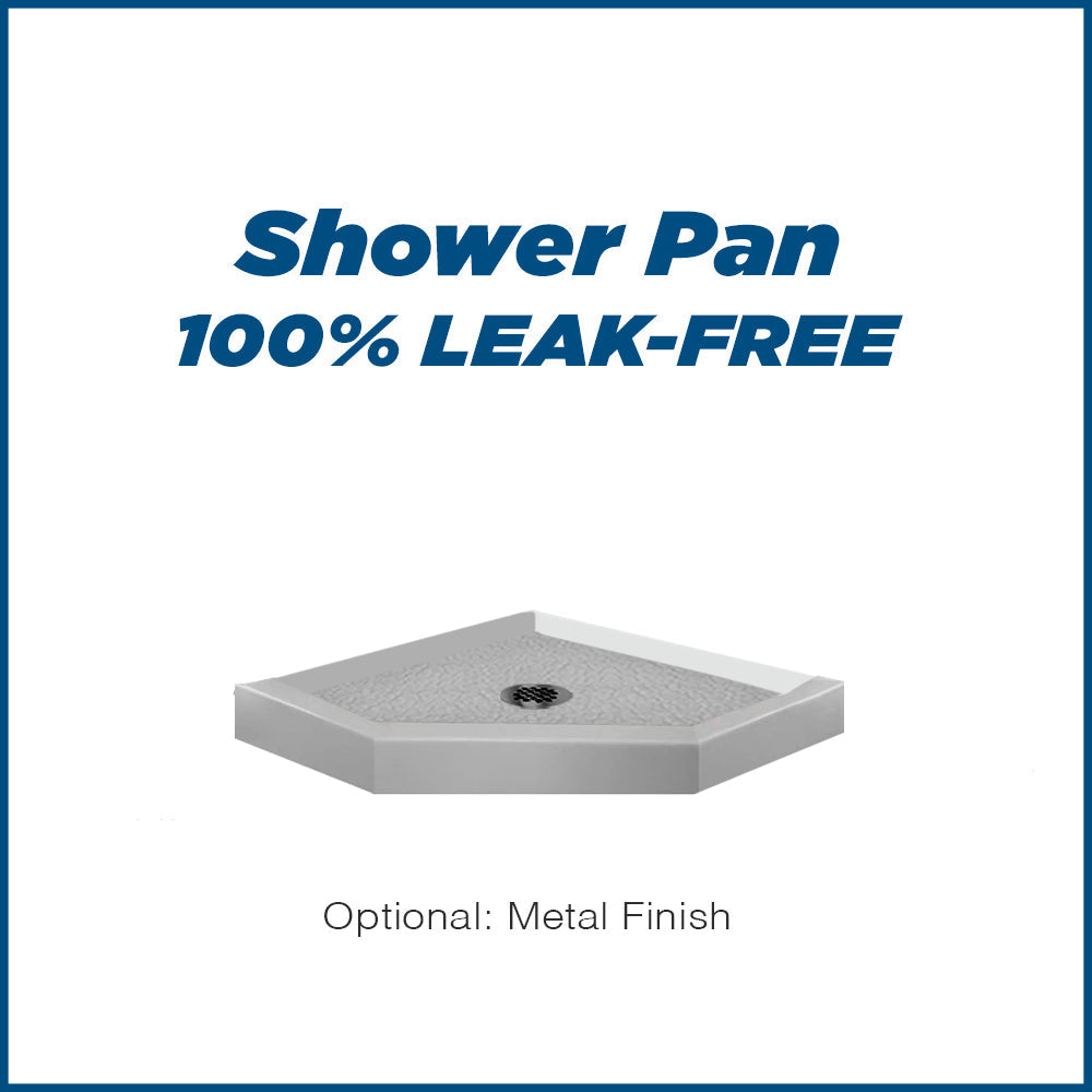 Clearance-Pebble Portland Cement Neo Shower Kit (FREE F92SB FAUCET)(45)