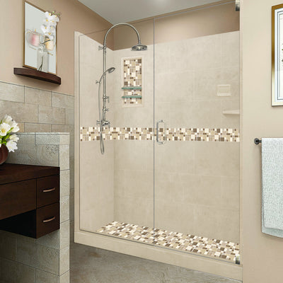 Optional 6 Inch Liner to Match The Mosaic of Shower Pan ( only available with shower order)