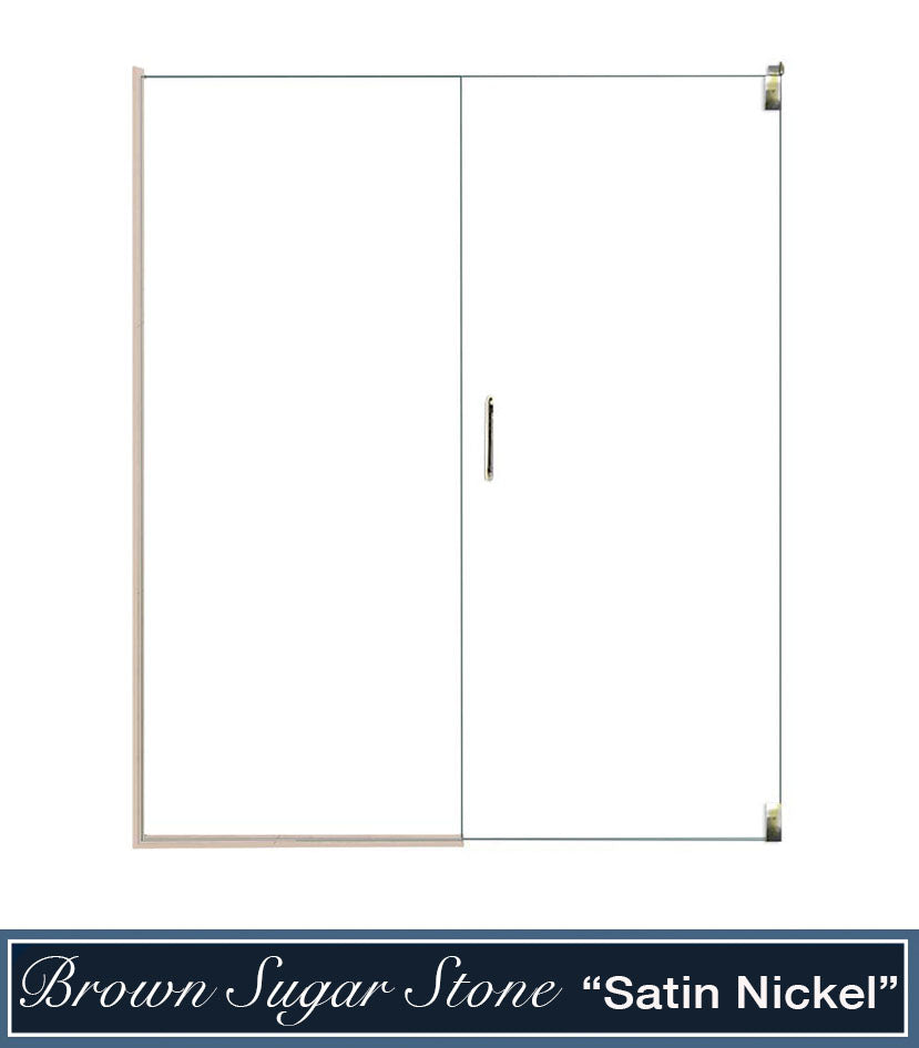Stone Casings and Pivot Shower Door Kit