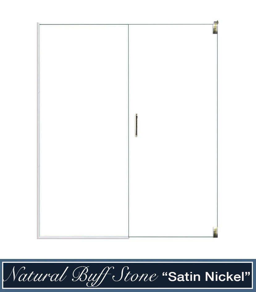 Stone Casings and Pivot Shower Door Kit