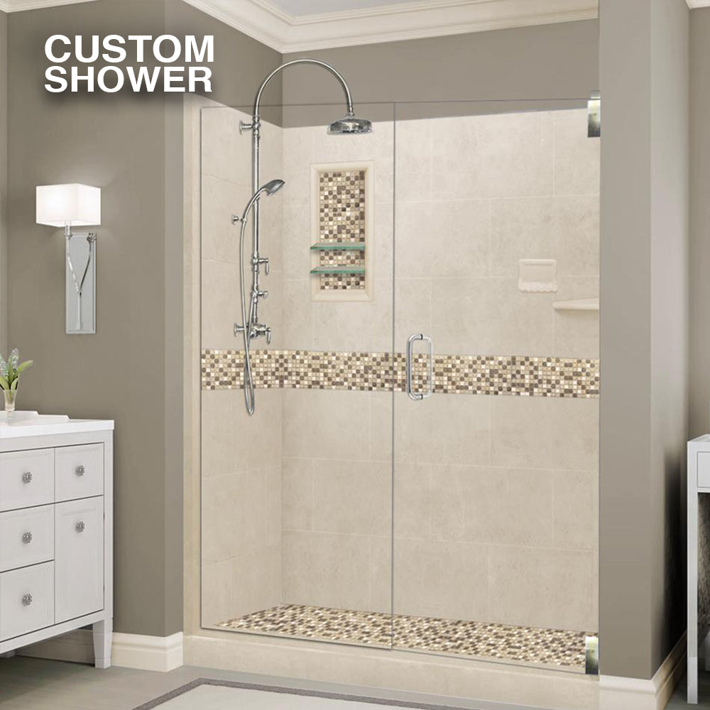 Custom Showers Your Way (Includes: Alcove Pan, Walls, Thresholds, and Optional Glass)
