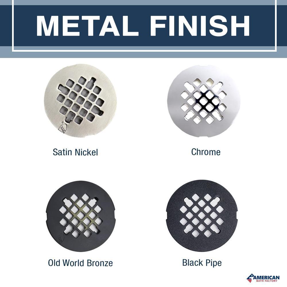 Freedom 60" Alcove Grio Medici Marble & Pearl Hex Mosaic Accent Shower Remodel Kit