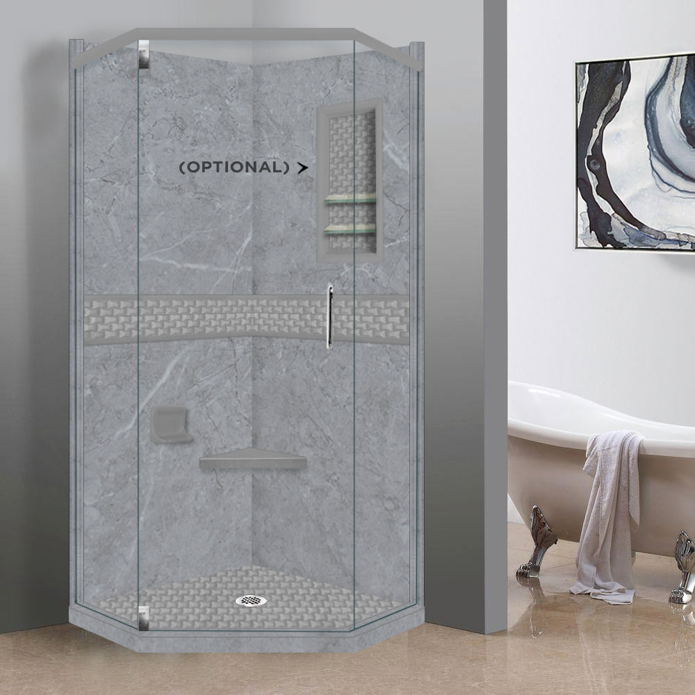 Grio Marble jewel Neo Shower Enclosure Kit