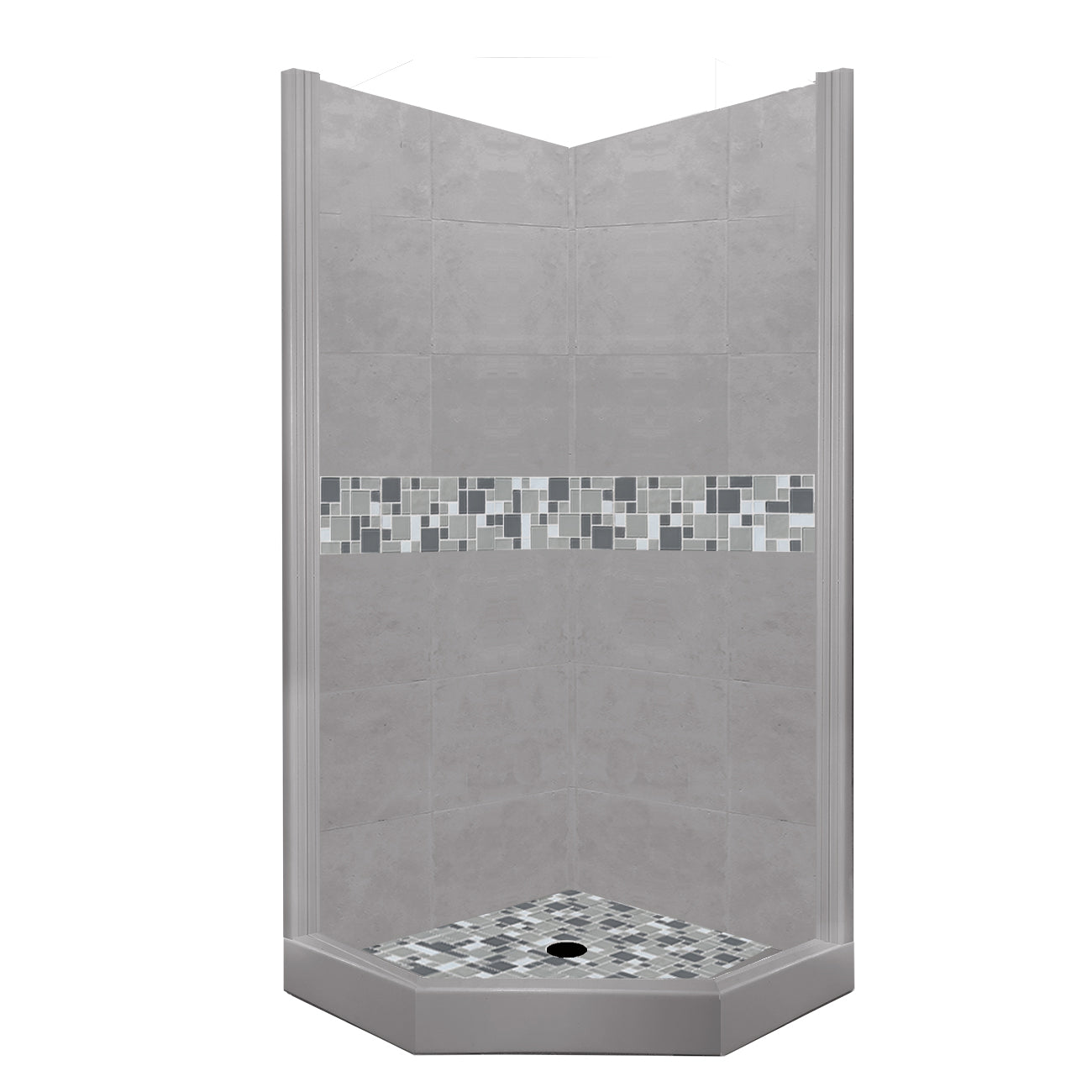 Custom Showers Your Way (Includes: Neo Corner Pan, Walls, Thresholds, and Optional Glass)