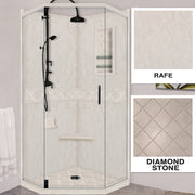 Rafe Marble Diamond Neo Shower Enclosure Kit