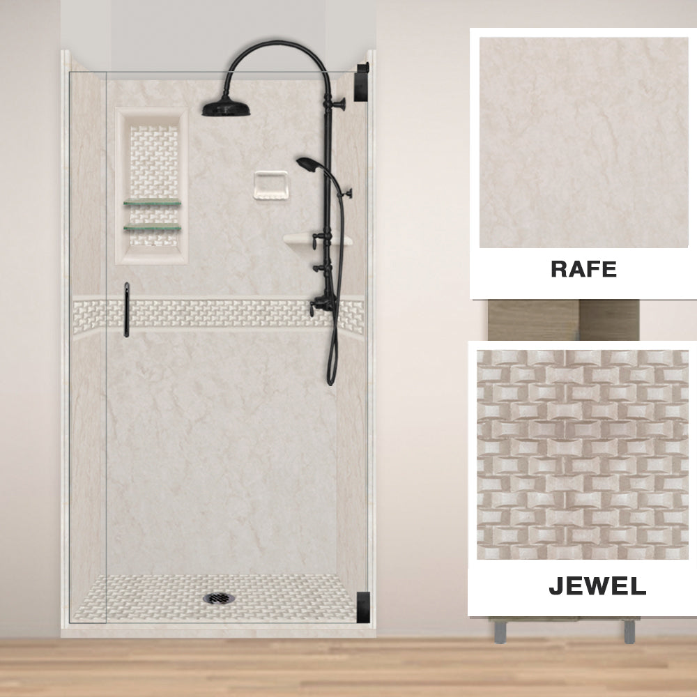 Rafe Marble Jewel Alcove Shower Kit