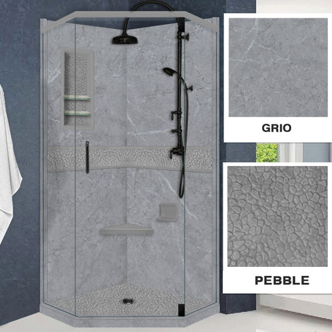 Grio Marble Pebble Neo Shower Kit