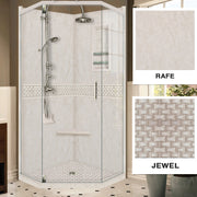 Rafe Marble Jewel Neo Shower Enclosure Kit