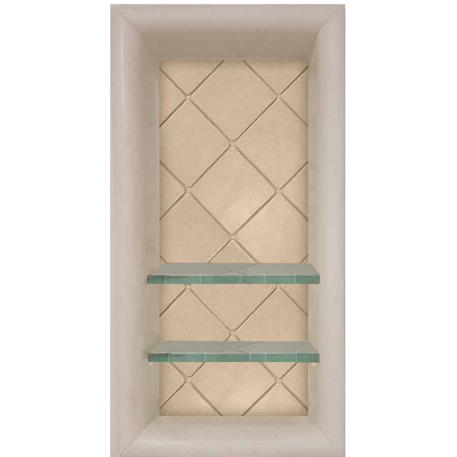 Designer Collection Vertical Shampoo Shelf  Shower Detail - American Bath Factory