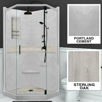 Sterling Oak Portland Cement Neo Shower Kit