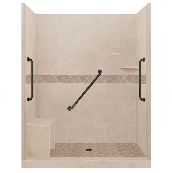 Bathroom Showers - Faucets, Heads, Walls, Doors, Bases and More