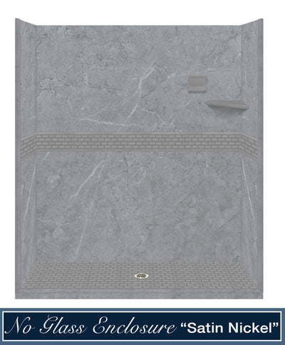 Grio Marble Classic Alcove Shower Kit