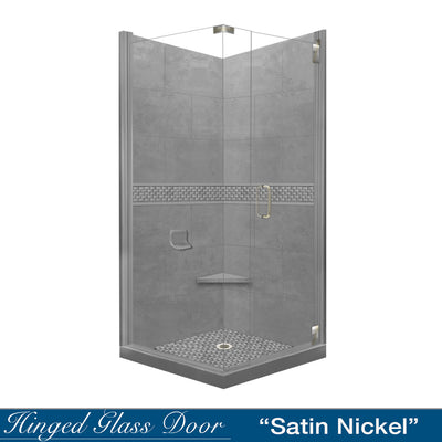 Jewel Wet Cement Corner Shower Enclosure Kit