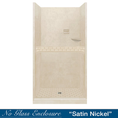 Subway Desert Sand Small Alcove Shower Kit