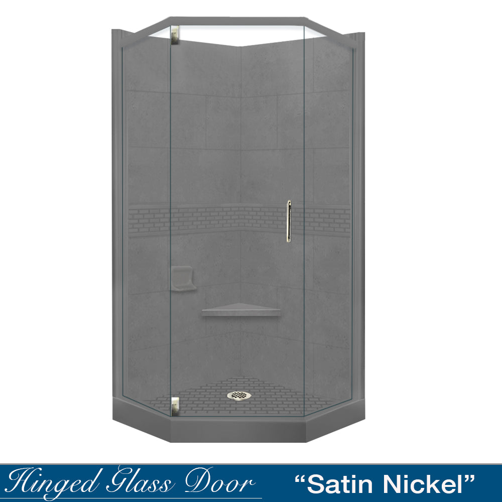 Neo-Angle Wet Cement Sistine Stone & Classic Stone Accent ("DIY Shower Remodel Kit")