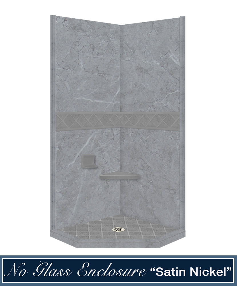 Grio Marble Diamond Neo Shower Enclosure Kit