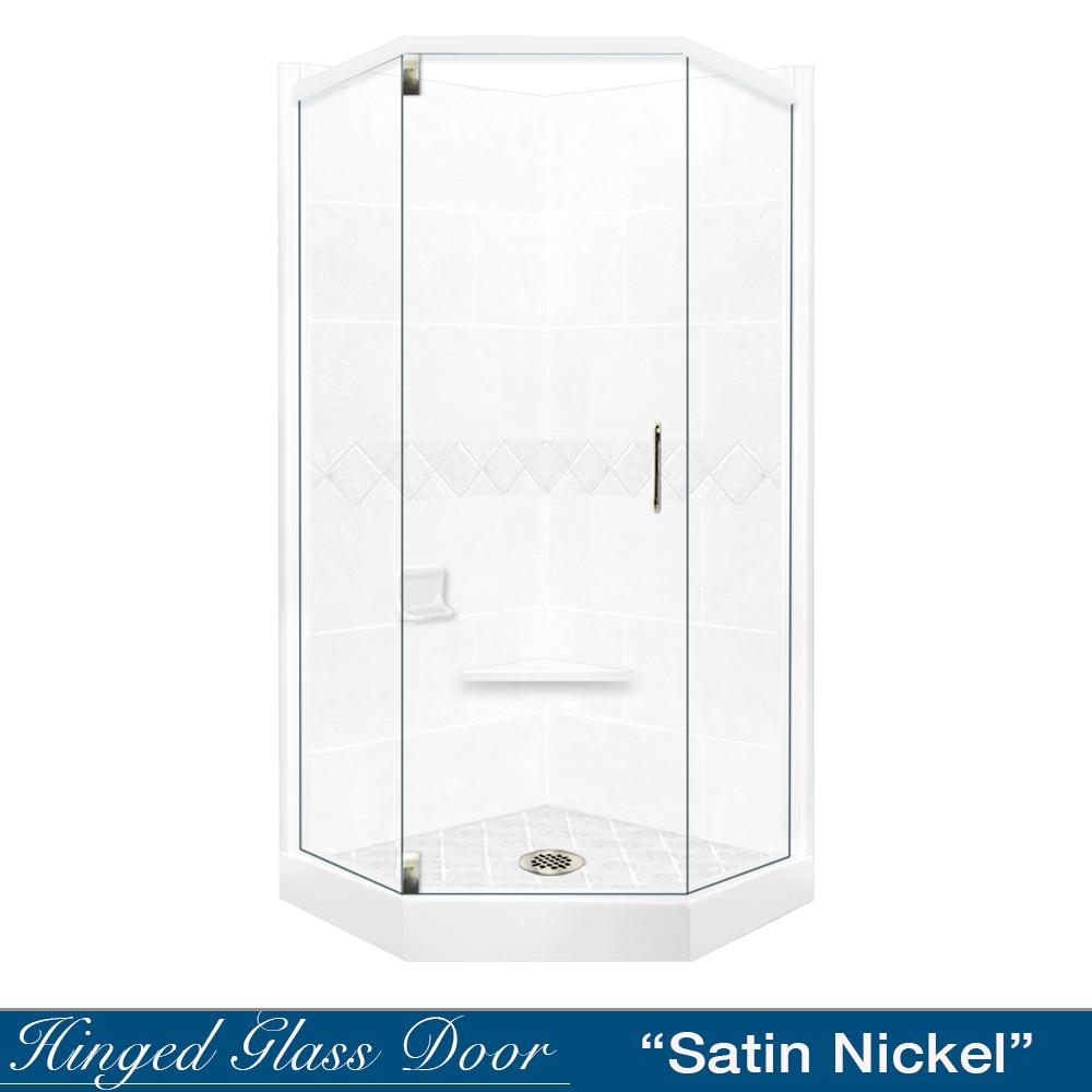 Neo-Angle Natural Buff Sistine Stone & Diamond Stone Accent ("DIY Shower Remodel Kit")