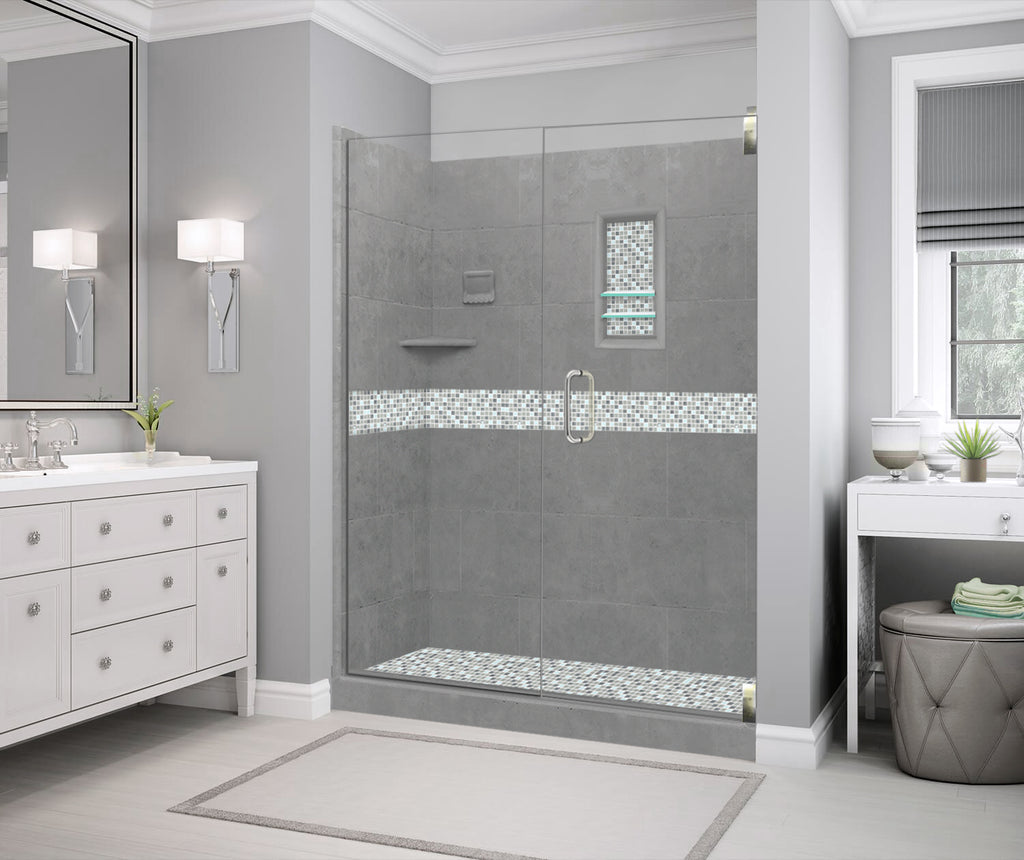 Diamond Solid Wet Cement Corner Shower Enclosure Kit – American Bath Factory
