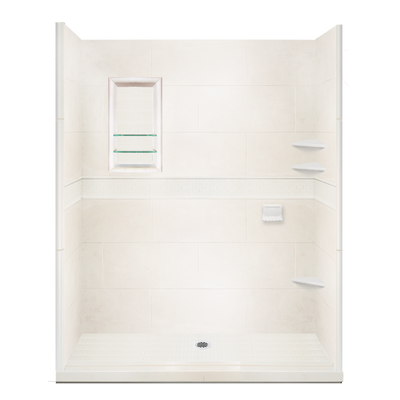 Add On 8" Corner Shower Shelf  Add On - American Bath Factory