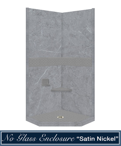 Grio Marble Classic Neo Shower Enclosure Kit