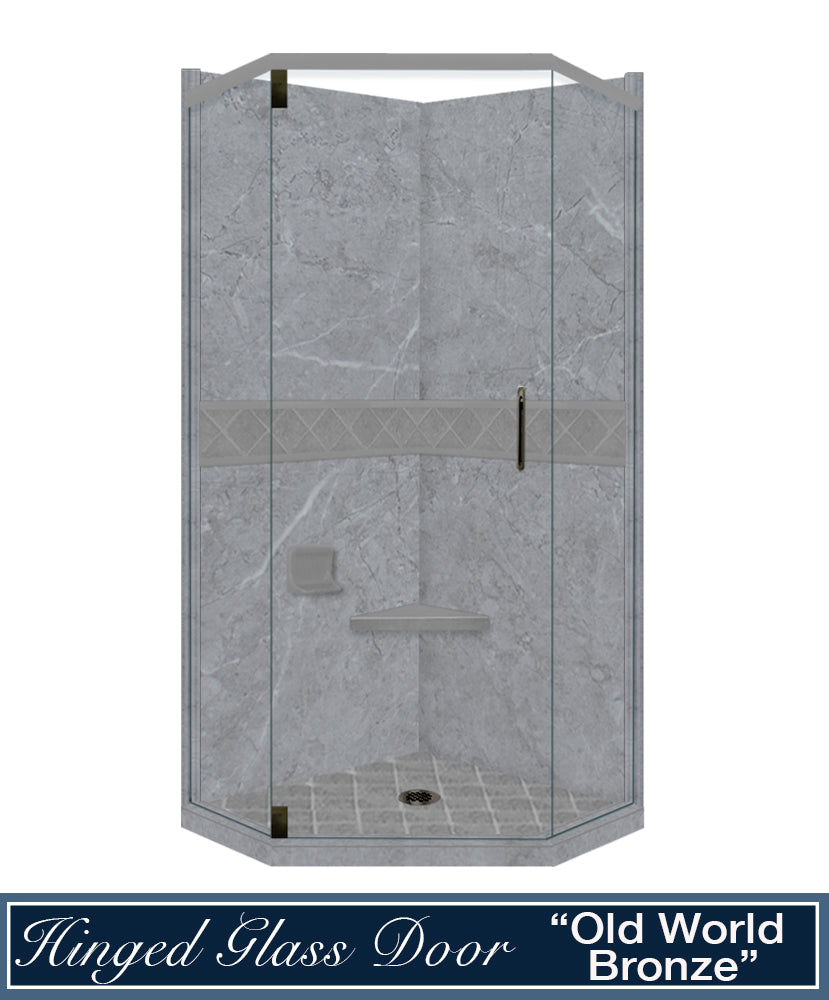 Grio Marble Diamond Neo Shower Enclosure Kit