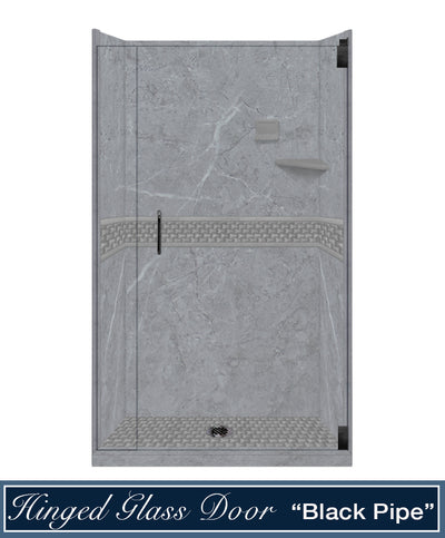 Grio Marble Jewel Alcove Shower Kit