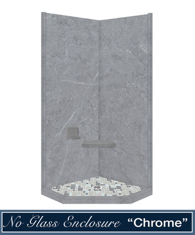 Grio Marble Newport Mosaic Neo Shower Kit